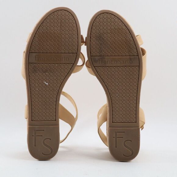 🔥Franco Sarto Pelma Cork Platform Wedge Sandals, 9US/40EU MSRP$120 SHIPS TODAY - Picture 6 of 9